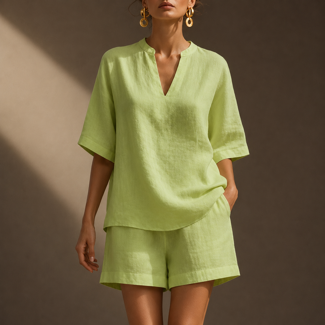 Mila Cotton Linen Set