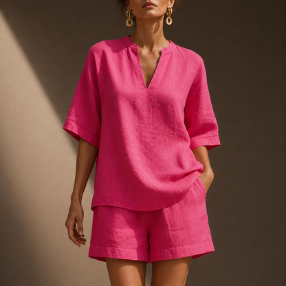 Mila Cotton Linen Set