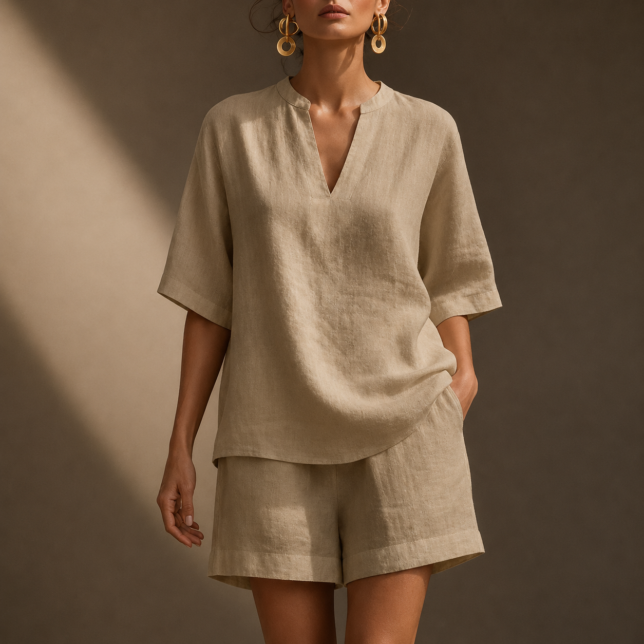 Mila Cotton Linen Set