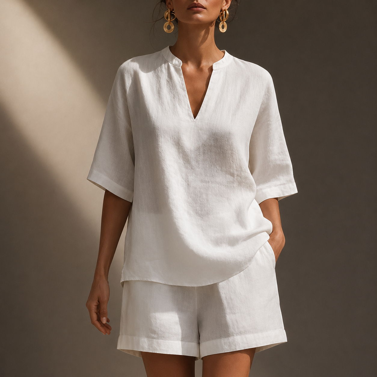 Mila Cotton Linen Set