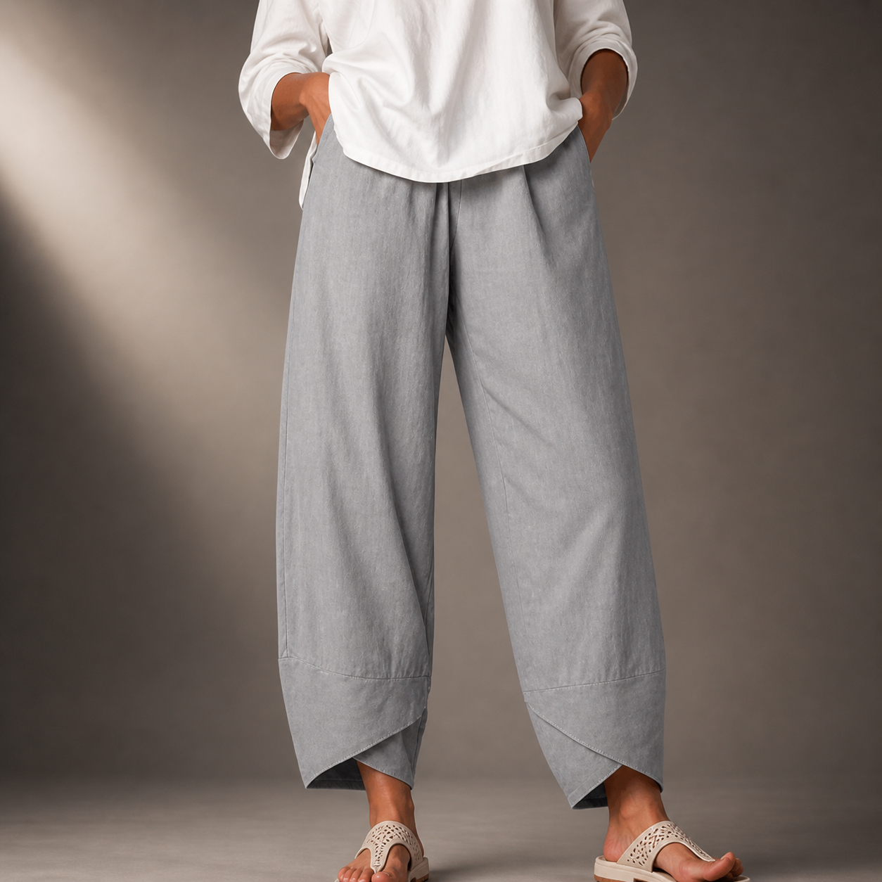 Aveline Linen Wide Leg Pants