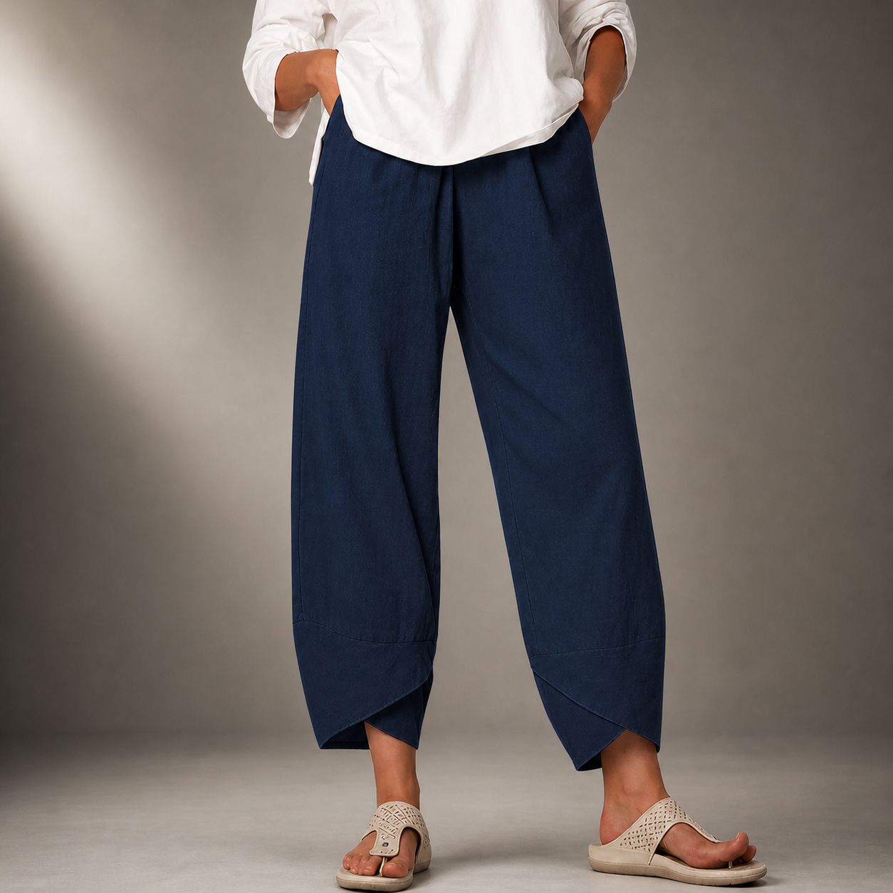 Aveline Linen Wide Leg Pants