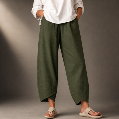 Aveline Linen Wide Leg Pants
