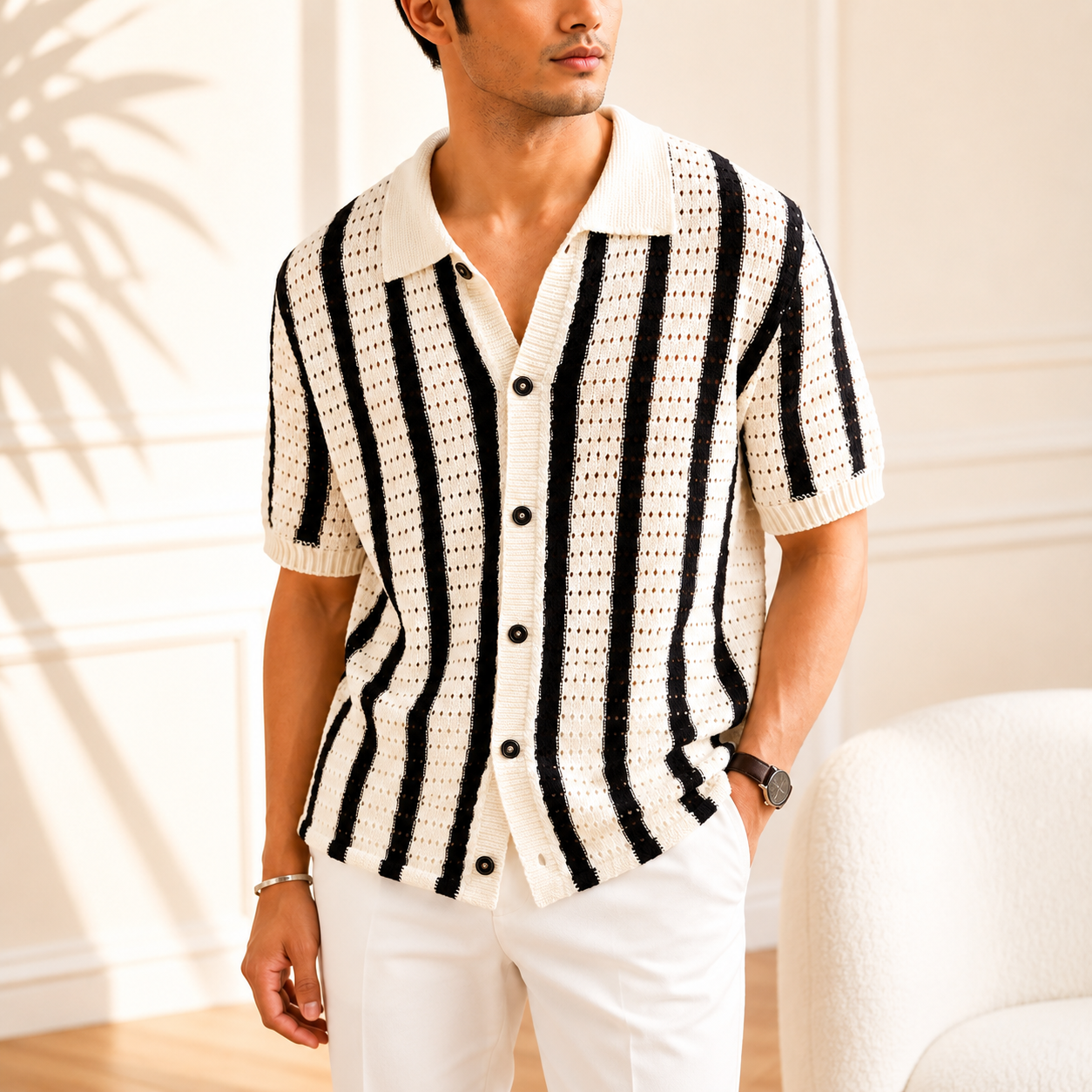 Alain Knit Polo Shirt