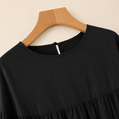 Isla Tiered Linen Blouse