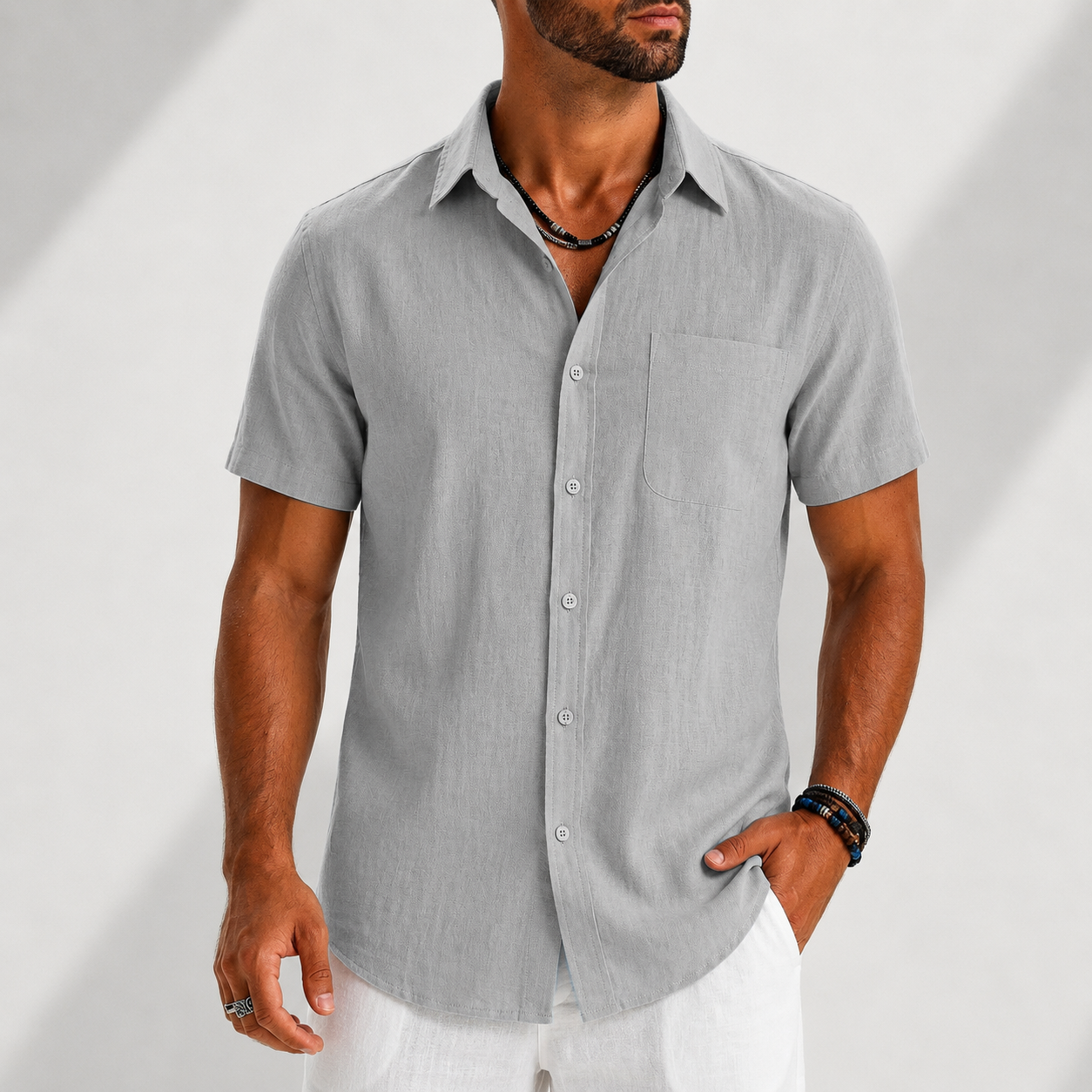 Monterey Cotton Linen Shirt