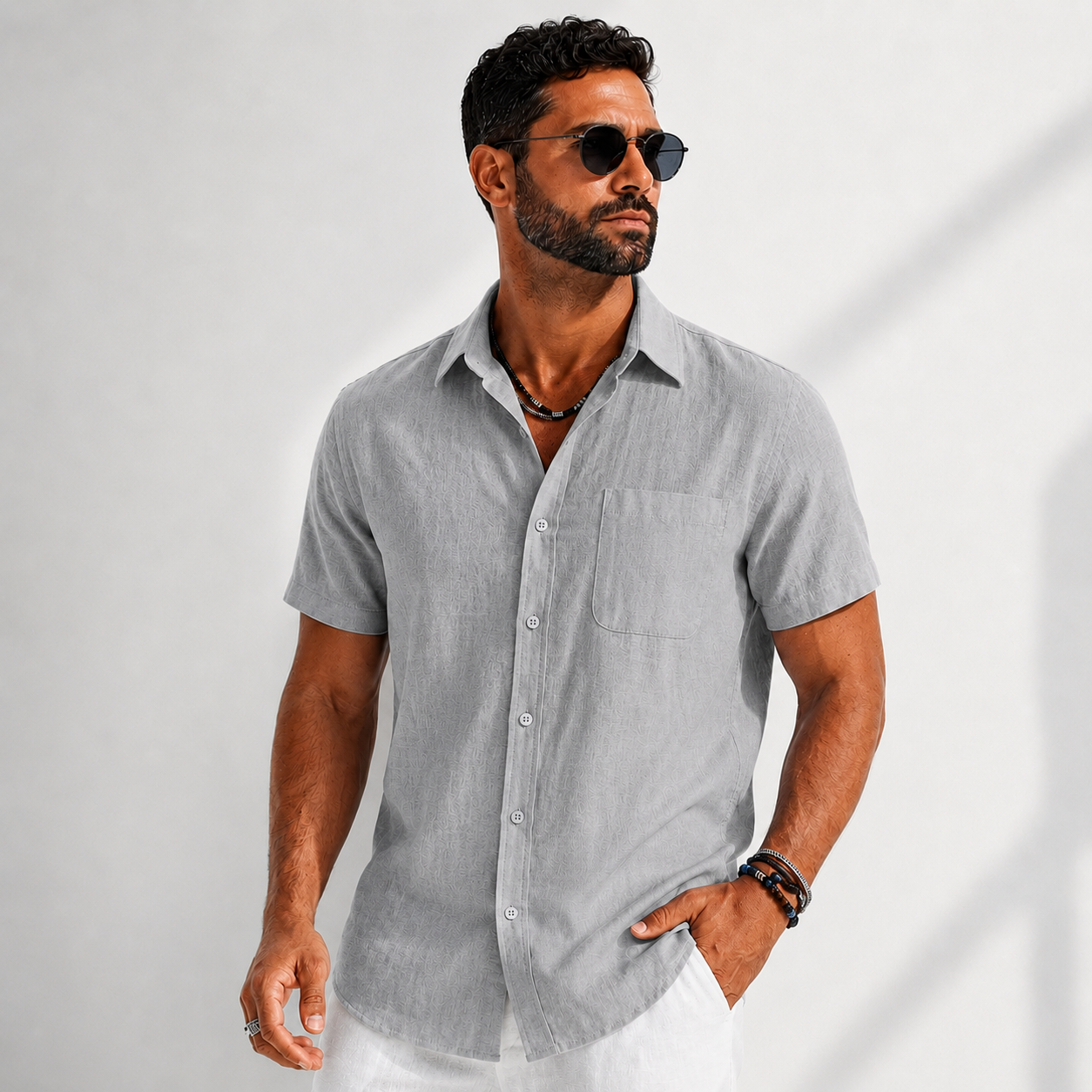 Monterey Cotton Linen Shirt