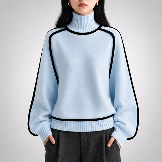 Elara Turtleneck Knit Sweater
