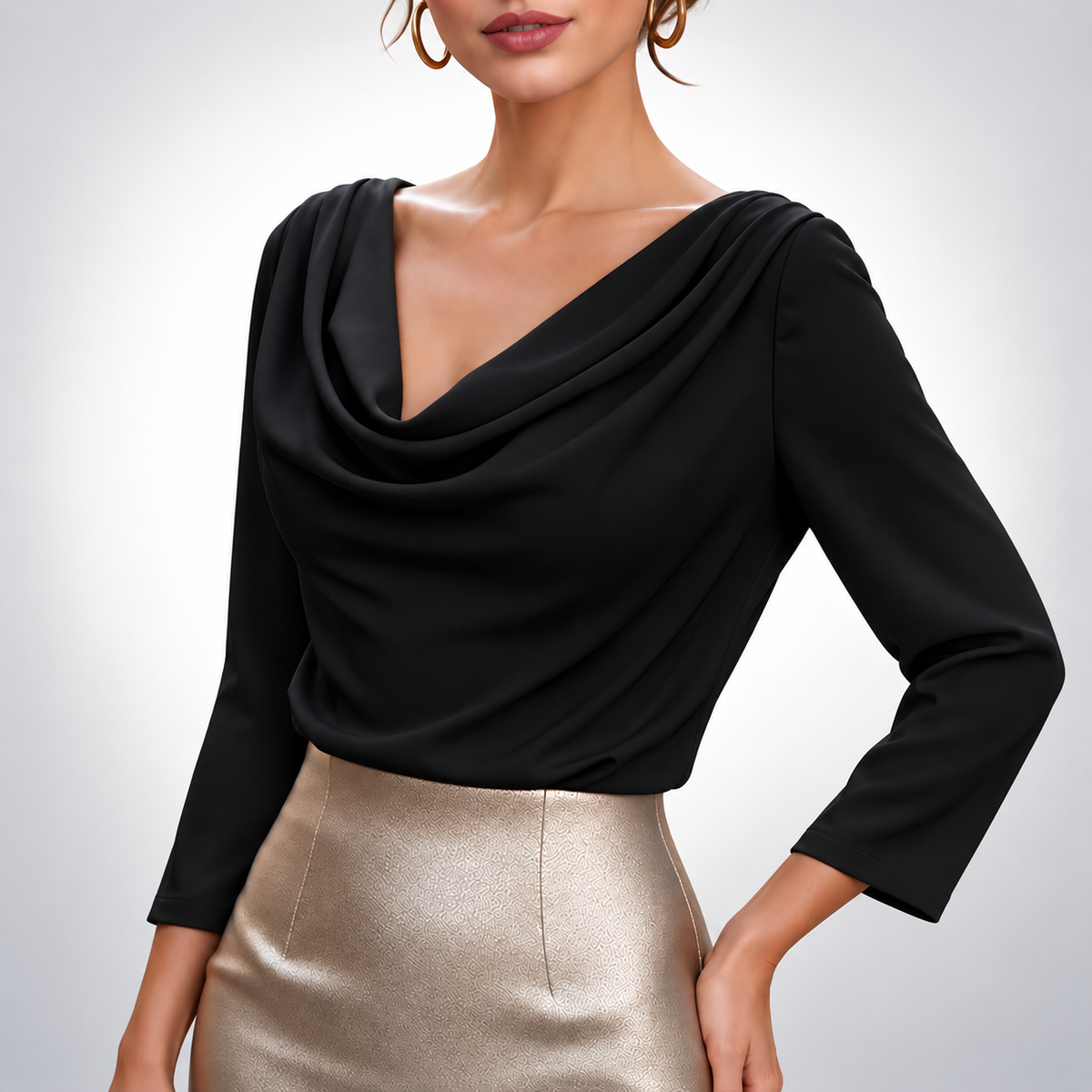 Vivienne Draped Blouse