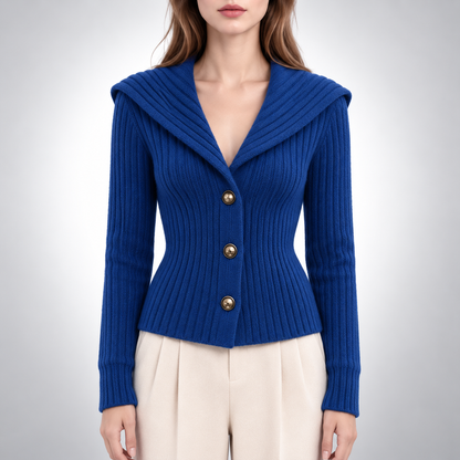 Margaux Ribbed Knit Cardigan