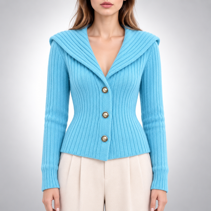 Margaux Ribbed Knit Cardigan