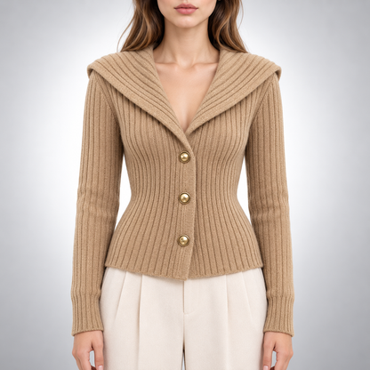 Margaux Ribbed Knit Cardigan