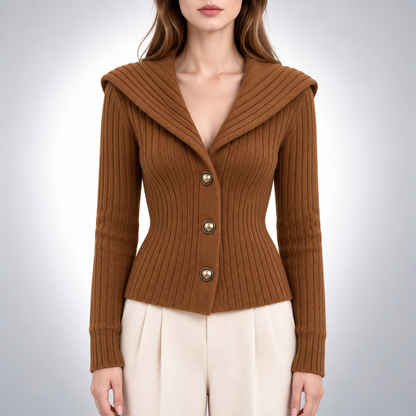 Margaux Ribbed Knit Cardigan