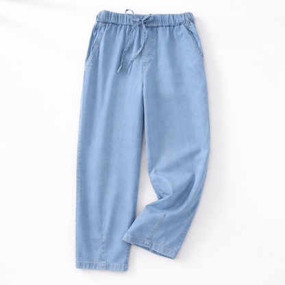 Sutton Drawstring Denim Pants