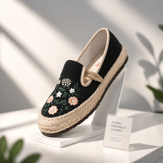 Floral Espadrille Loafers
