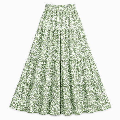 Marie Floral Wide Leg High Waist Pants