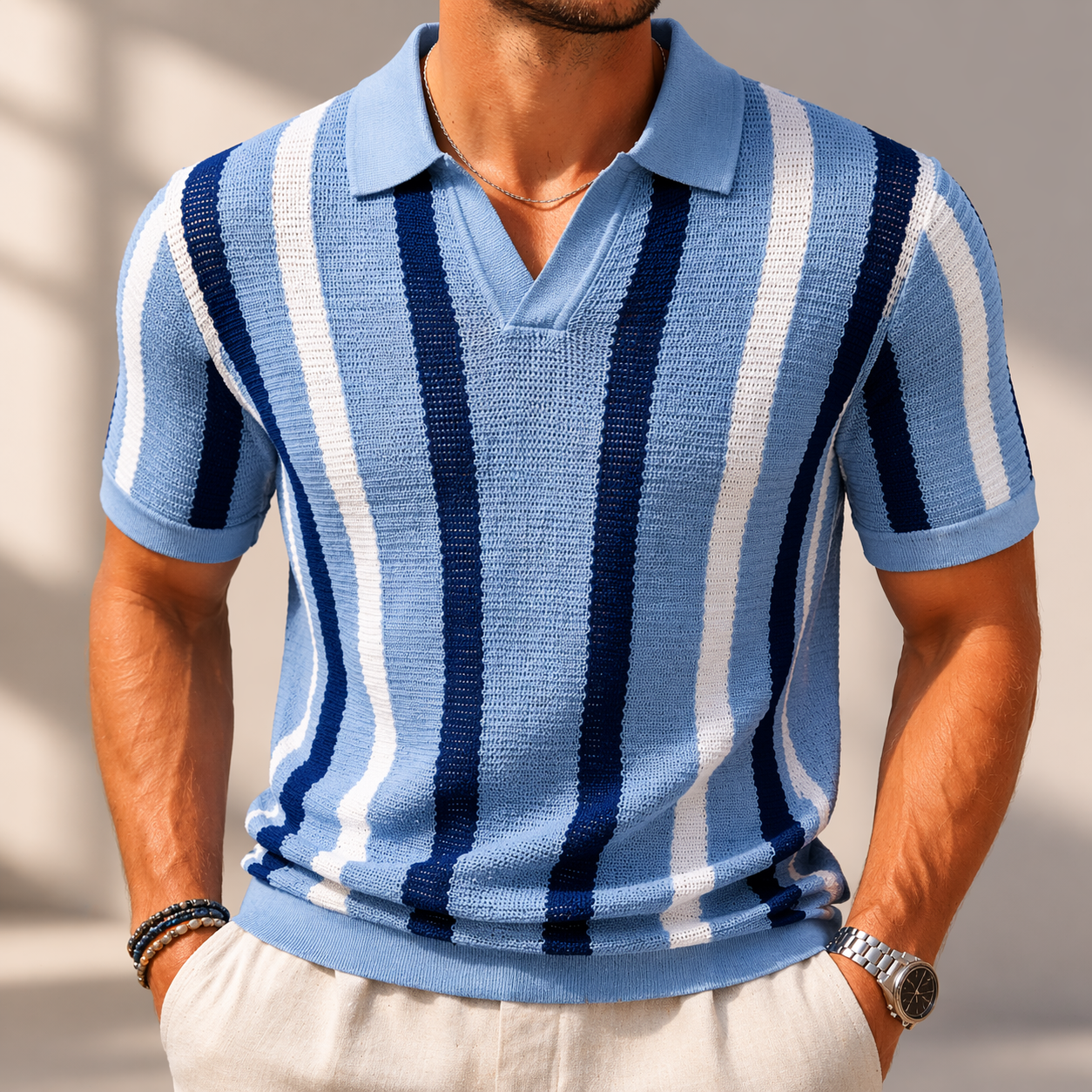 Genoa Knit Polo Shirt