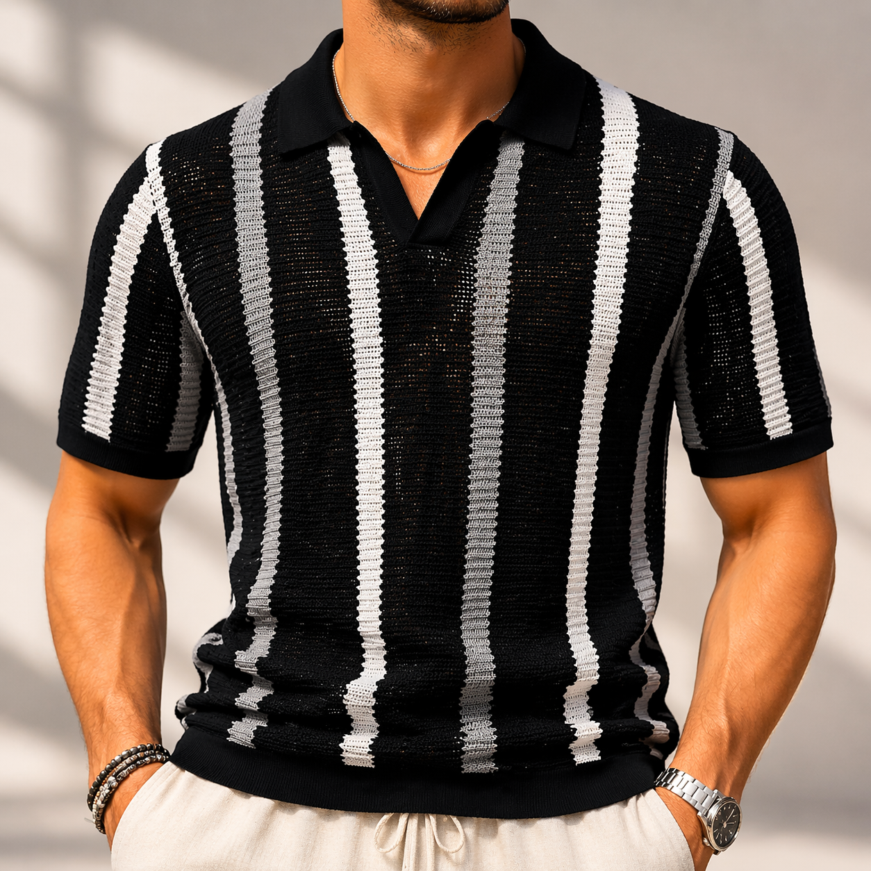 Genoa Knit Polo Shirt