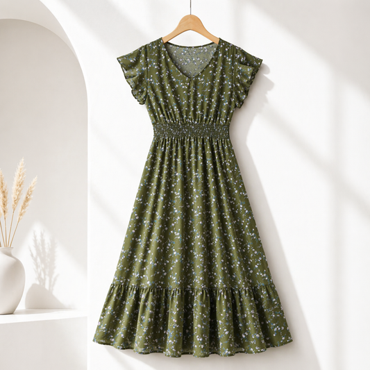 Garden Bloom Maxi Dress