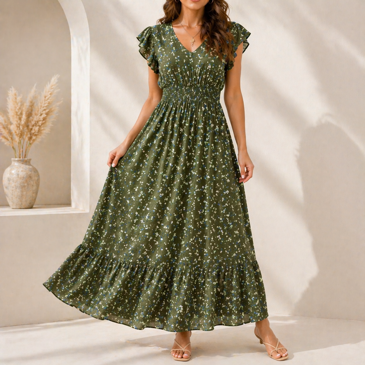 Garden Bloom Maxi Dress