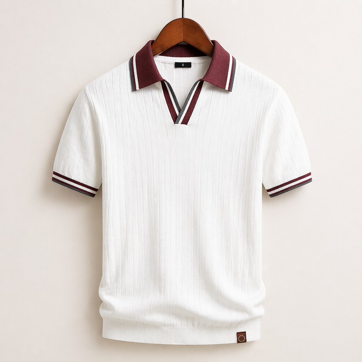 Harrington Knit Polo Shirt