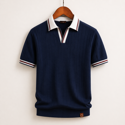 Harrington Knit Polo Shirt