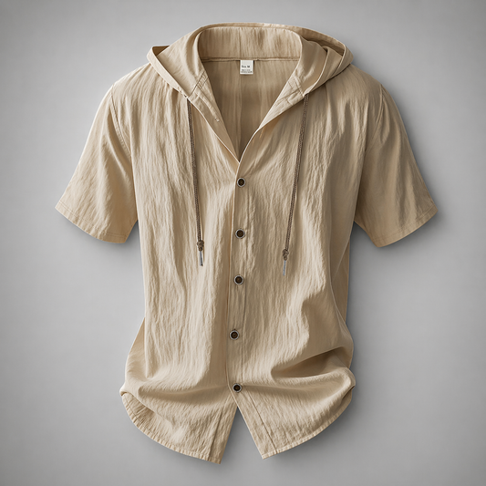 Weston Hooded Linen Shirt