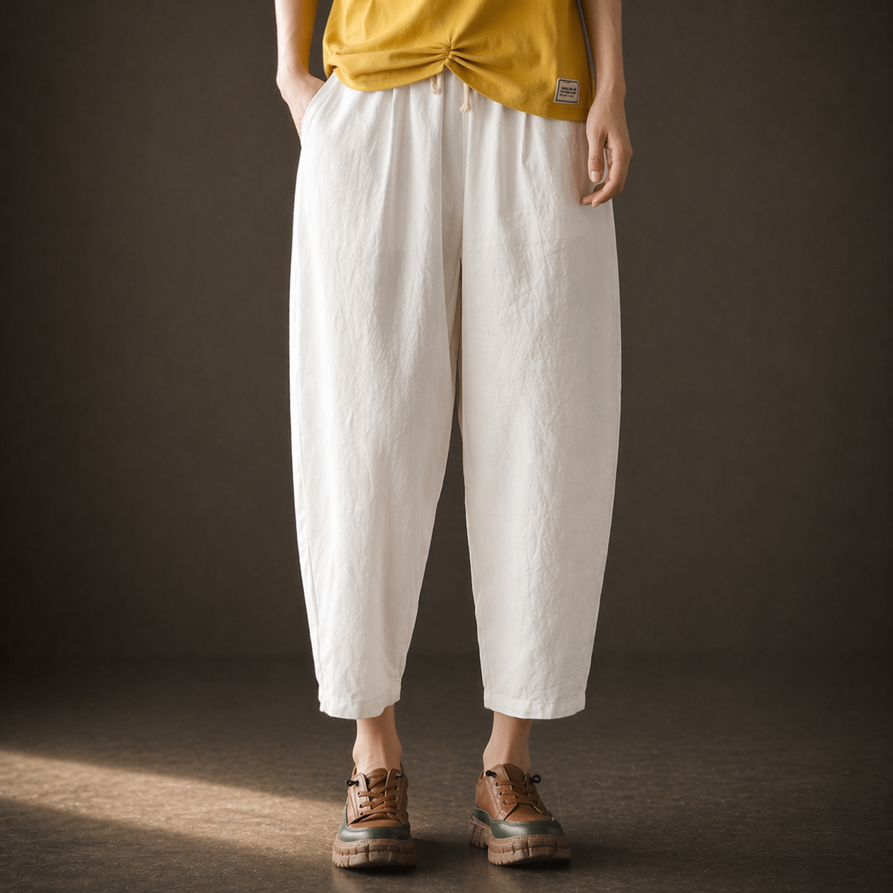 Liora Cotton Linen Pants