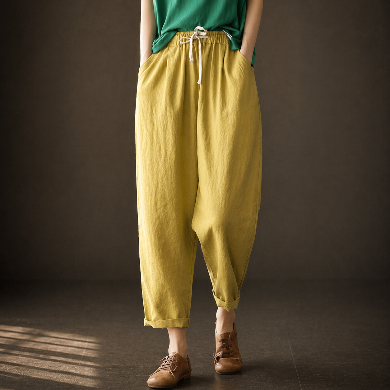 Liora Cotton Linen Pants