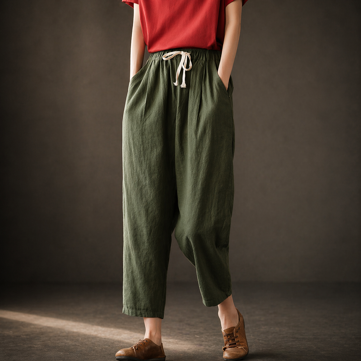 Liora Cotton Linen Pants