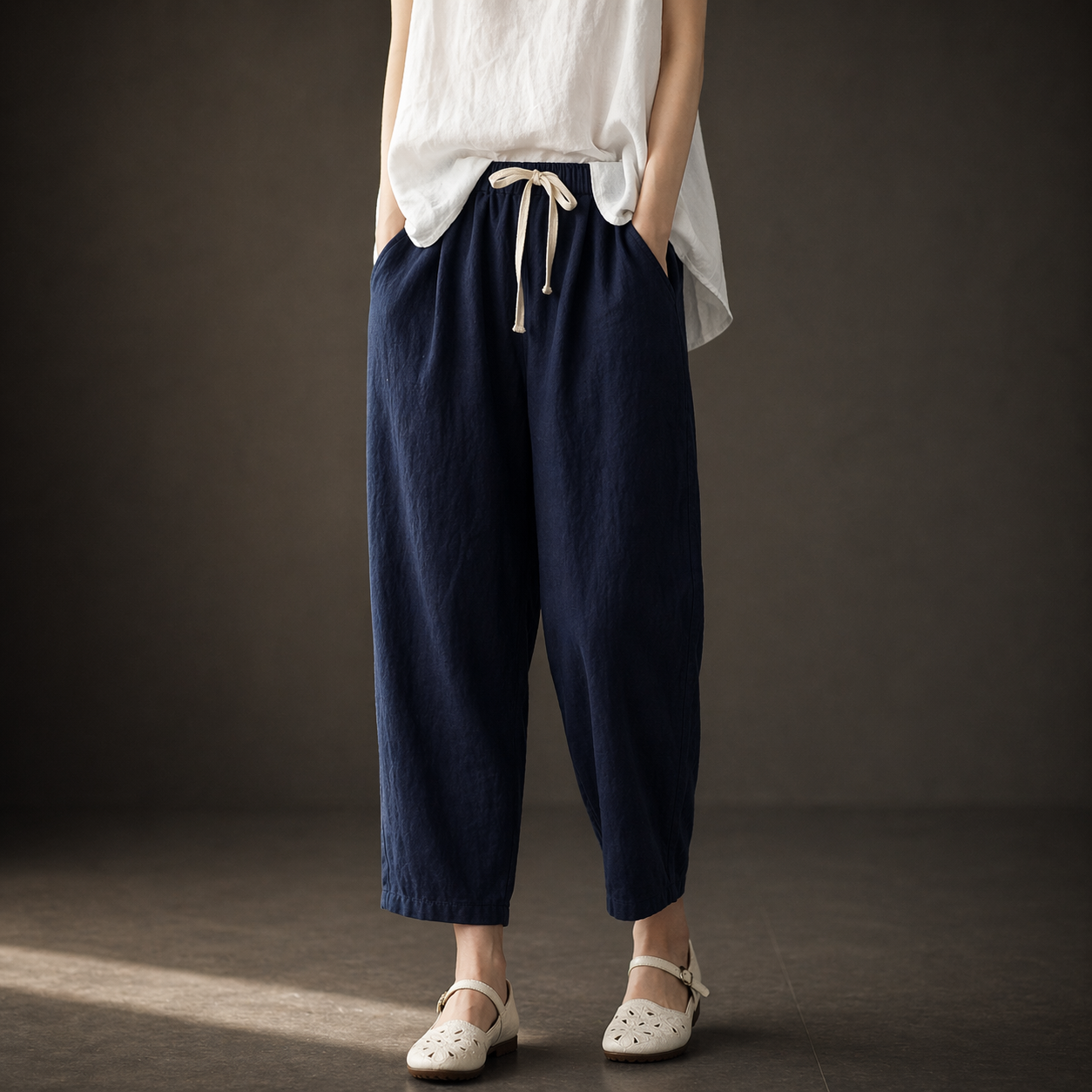 Liora Cotton Linen Pants