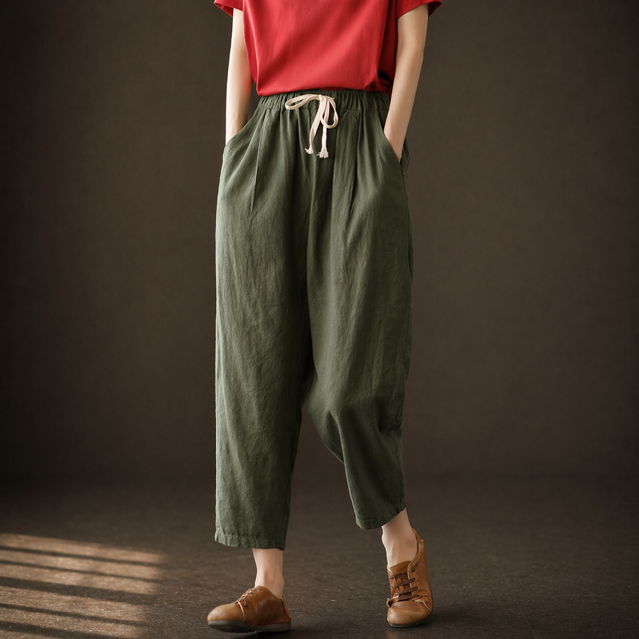 Liora Cotton Linen Pants