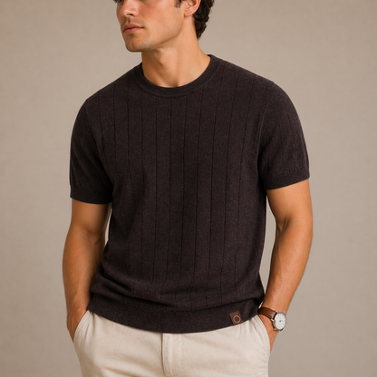 Easton Ribbed Cotton Tee
