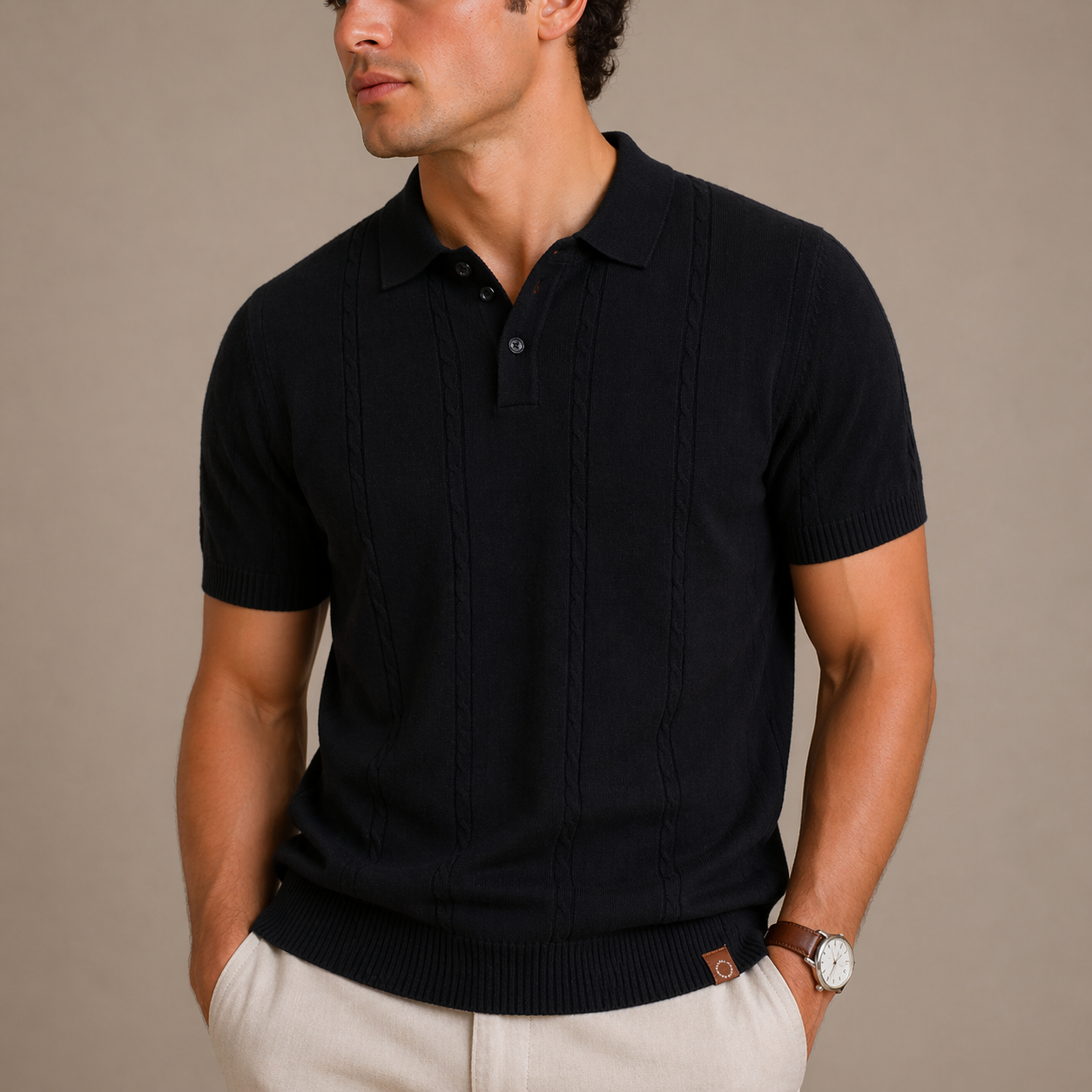 Bennett Ribbed Polo
