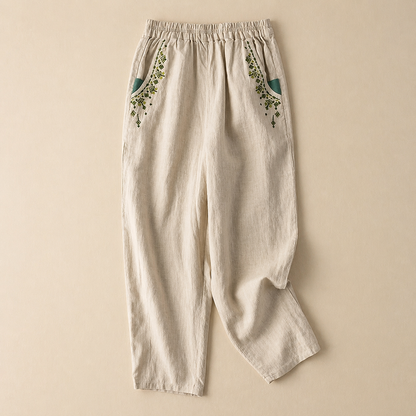 Amélie Cotton Linen Pants