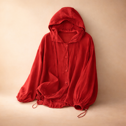 Martha Linen Hoodie
