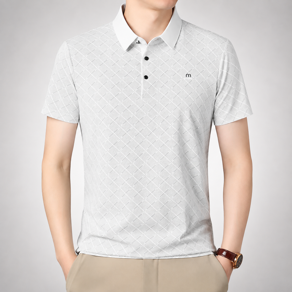Matteo Pattern Polo Shirt