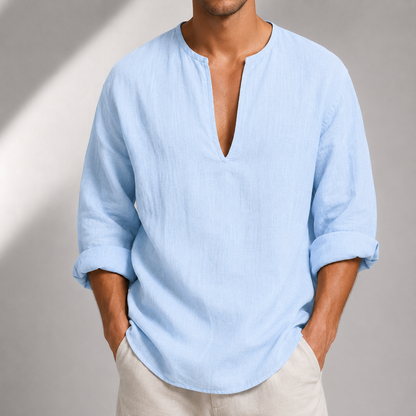 Leon Cotton Linen Shirt