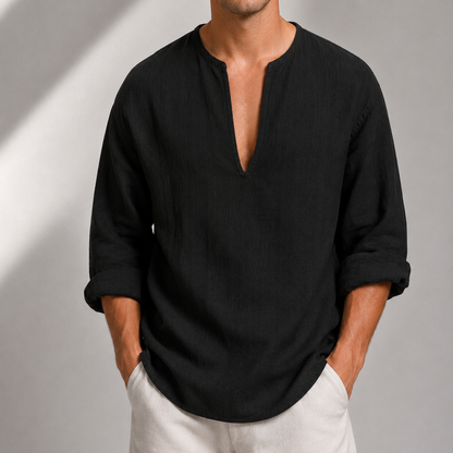 Leon Cotton Linen Shirt