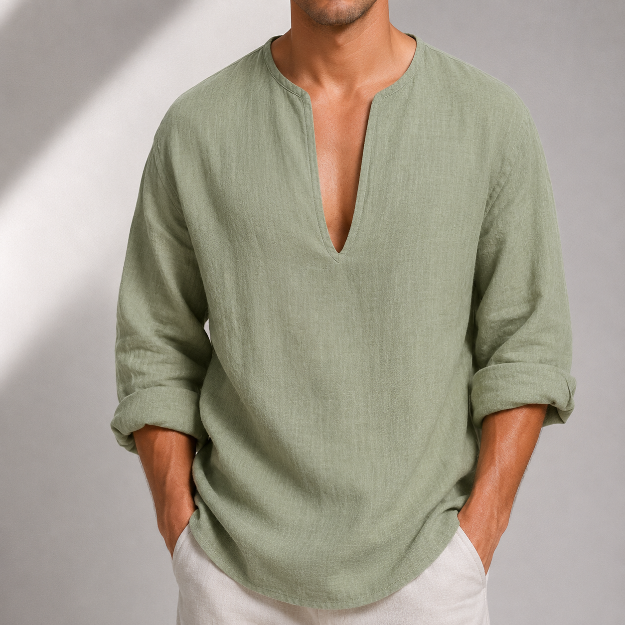 Leon Cotton Linen Shirt