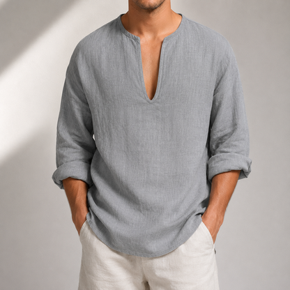 Leon Cotton Linen Shirt