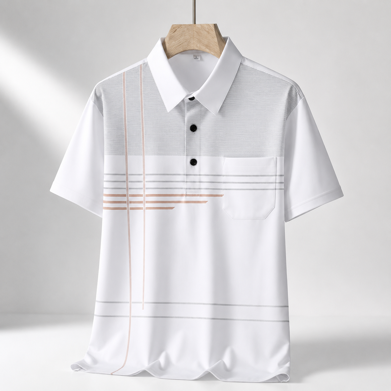 Alden Striped Performance Polo