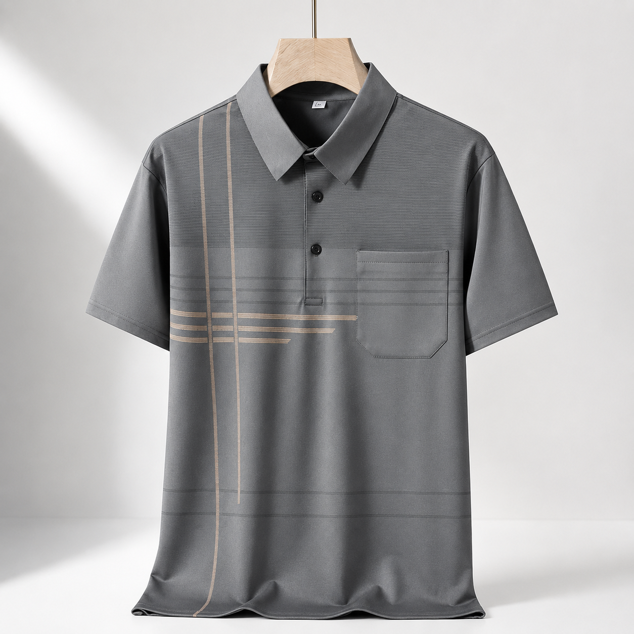 Alden Striped Performance Polo