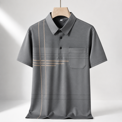Alden Striped Performance Polo