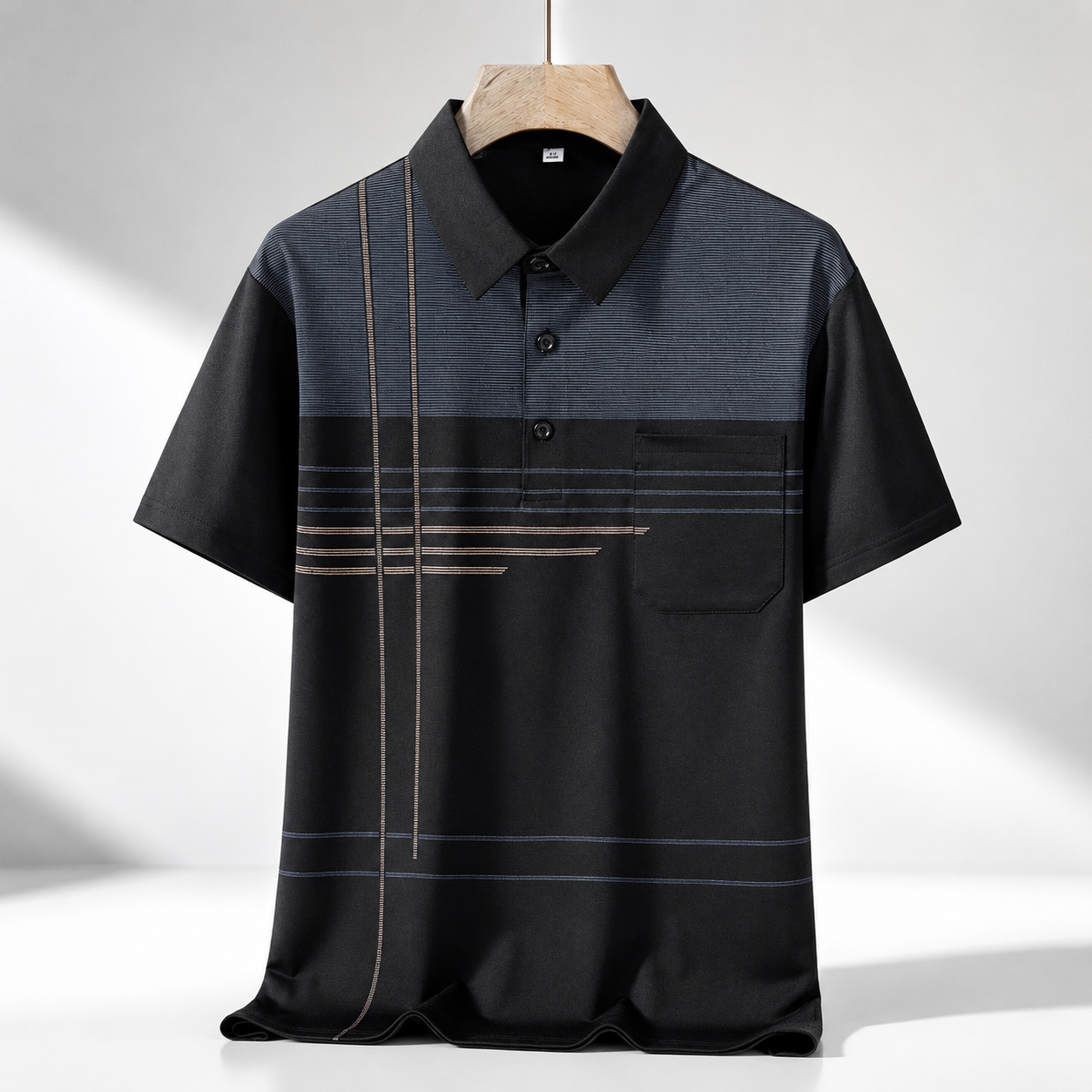 Alden Striped Performance Polo