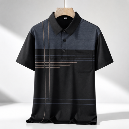 Alden Striped Performance Polo