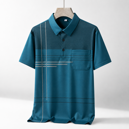 Alden Striped Performance Polo