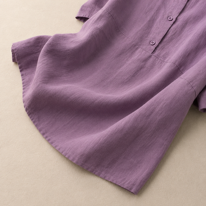 Elara Cotton Linen Blouse