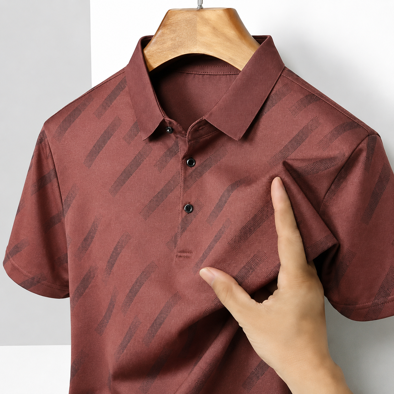 Arden Geometric Polo Shirt