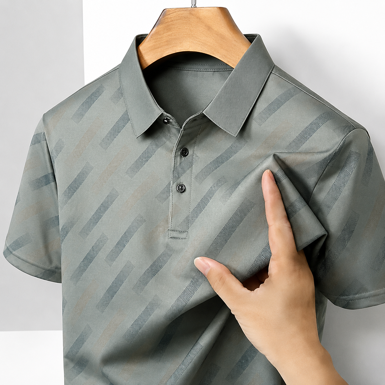 Arden Geometric Polo Shirt